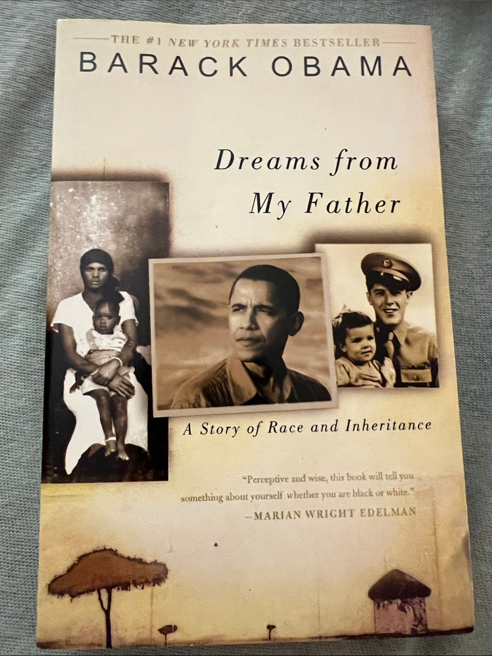 Dreams from My Father by - Paperback, Cream Cover